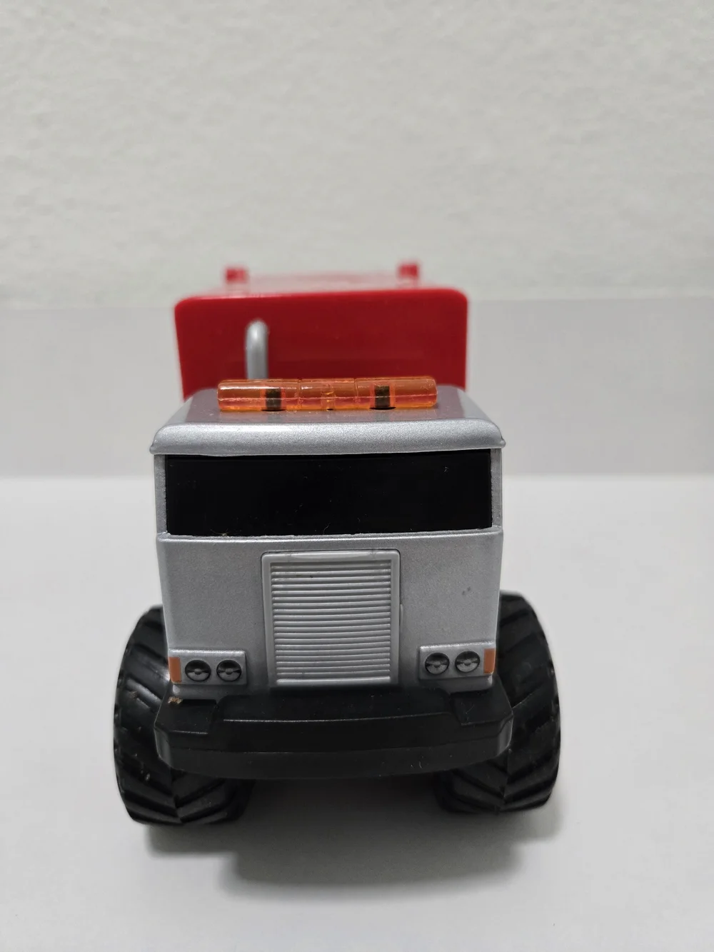 Builder Zone Red & Silver Garbage Truck Toy by Maisto